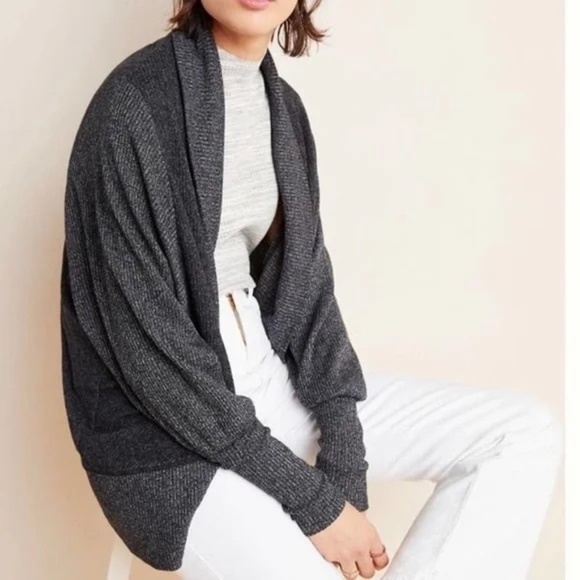 MAEVE by ANTHROPOLOGIE Ingrid cardigan sweater Small open front - Picture 1 of 8